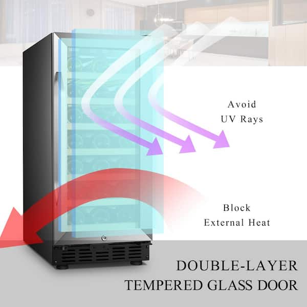 wine fridge 15 x 33