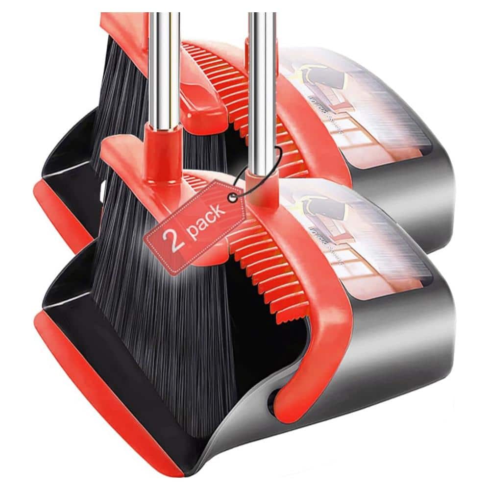 "Red Brooms with Broom and Dustpan Set with 52"" Long Handle, 2-Pack" price history on PriceWatchPro