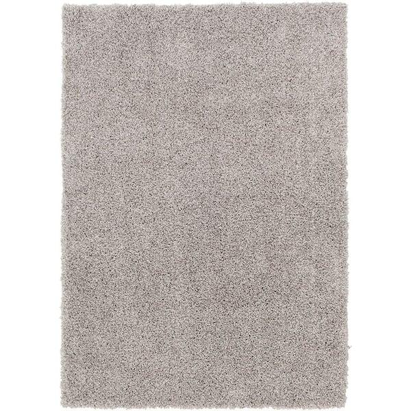 TrafficMaster Zinc/Cloud Shag 5 ft. x 7 ft. Area Rug