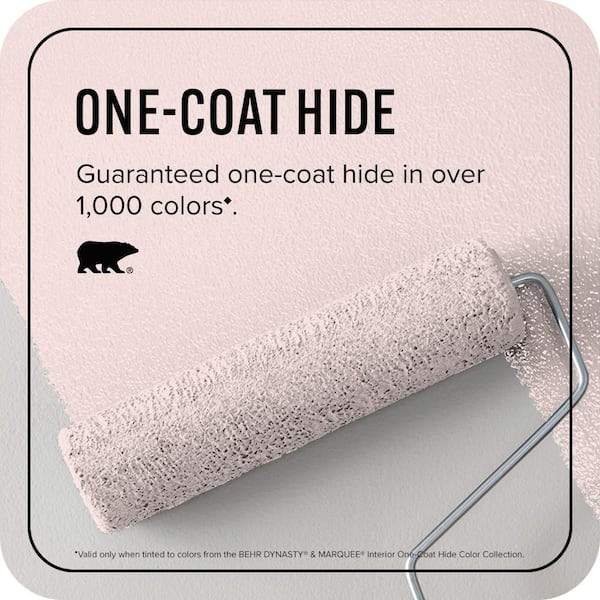 BEHR MARQUEE 1 qt. #RD-W2 Candy Floss Matte Interior Paint