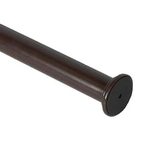 Pulire 42 in. - 72 in. Cafe Tension Curtain Rod in Bronze