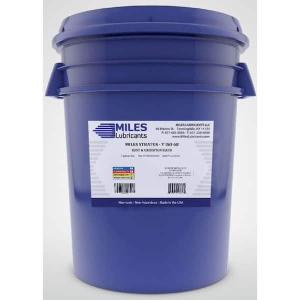 Miles Stratus-T-68 Rust and Oxidation Hydraulic Fluid 5 Gal. Pail