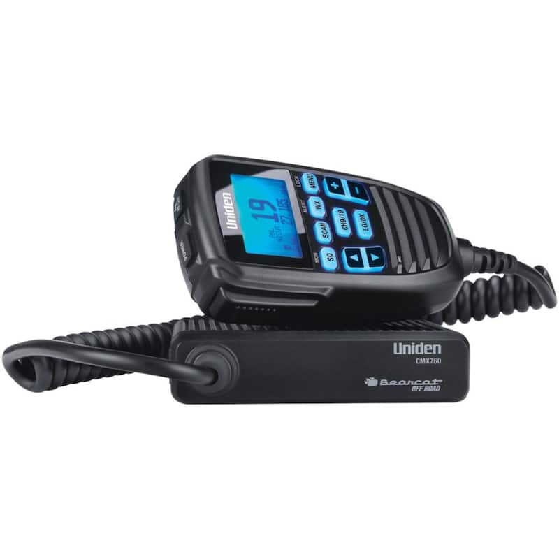 40-Channel Ultra Compact Off-Road CB Radio with Mic Display