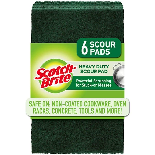 SCOURING PADS 1 SET SCOUR SCRUB CLEANING PAD FOR HOME KITCHEN SUPPLIES 