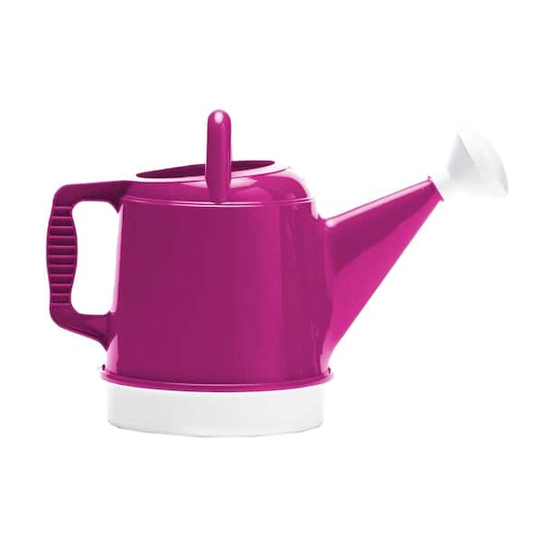 Bloem Deluxe 2 Gal. Fuchsia Plastic Watering Can