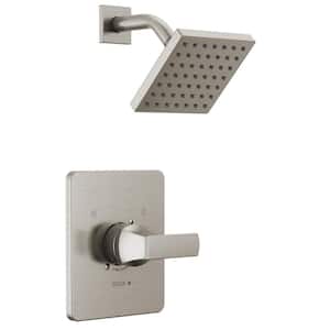 Velum 1-Handle Wall Mount Shower Trim Kit in Stainless (Valve Not Included)