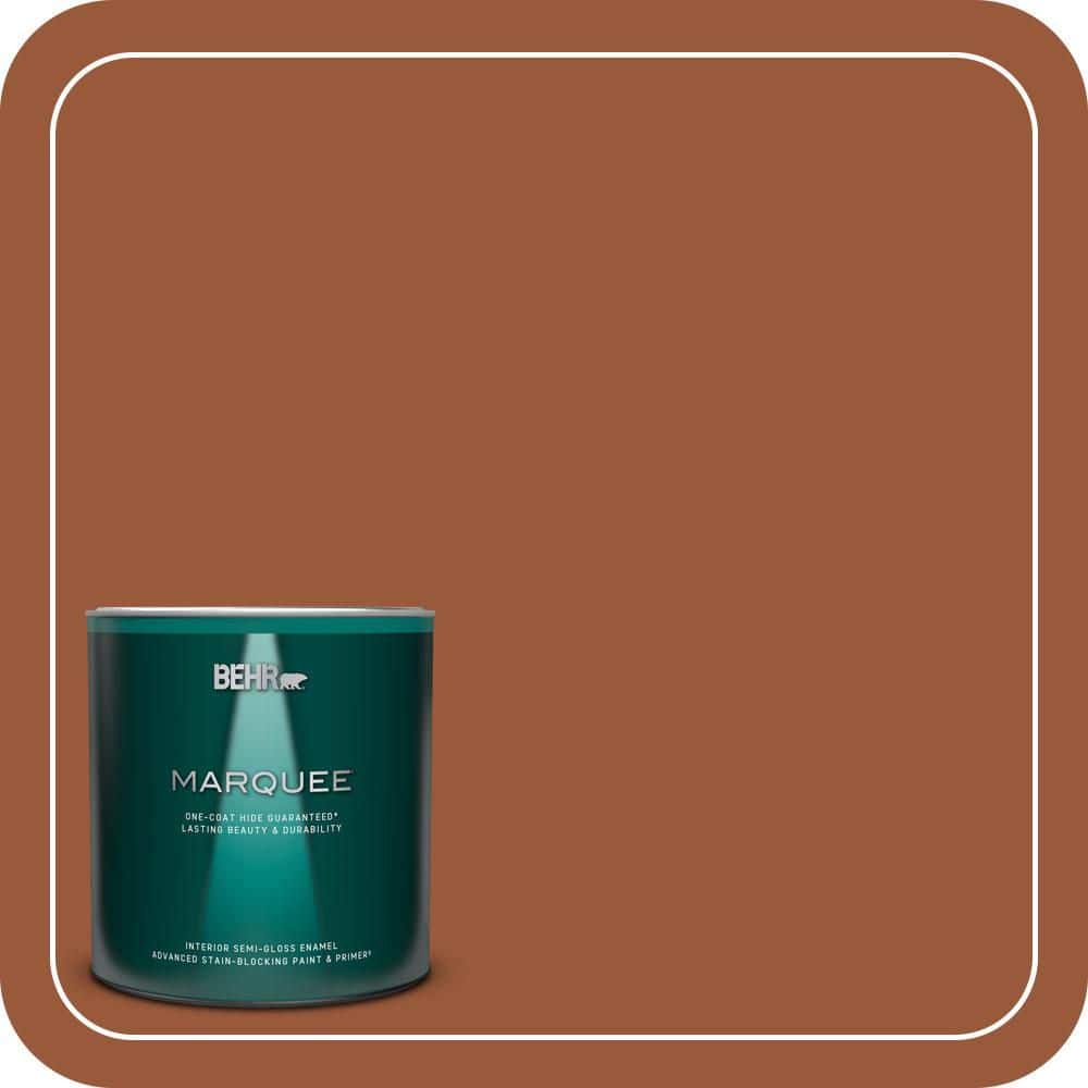 1 qt. #230D-7 Cinnamon Brandy Semi-Gloss Enamel Interior Paint & Primer price history on PriceWatchPro