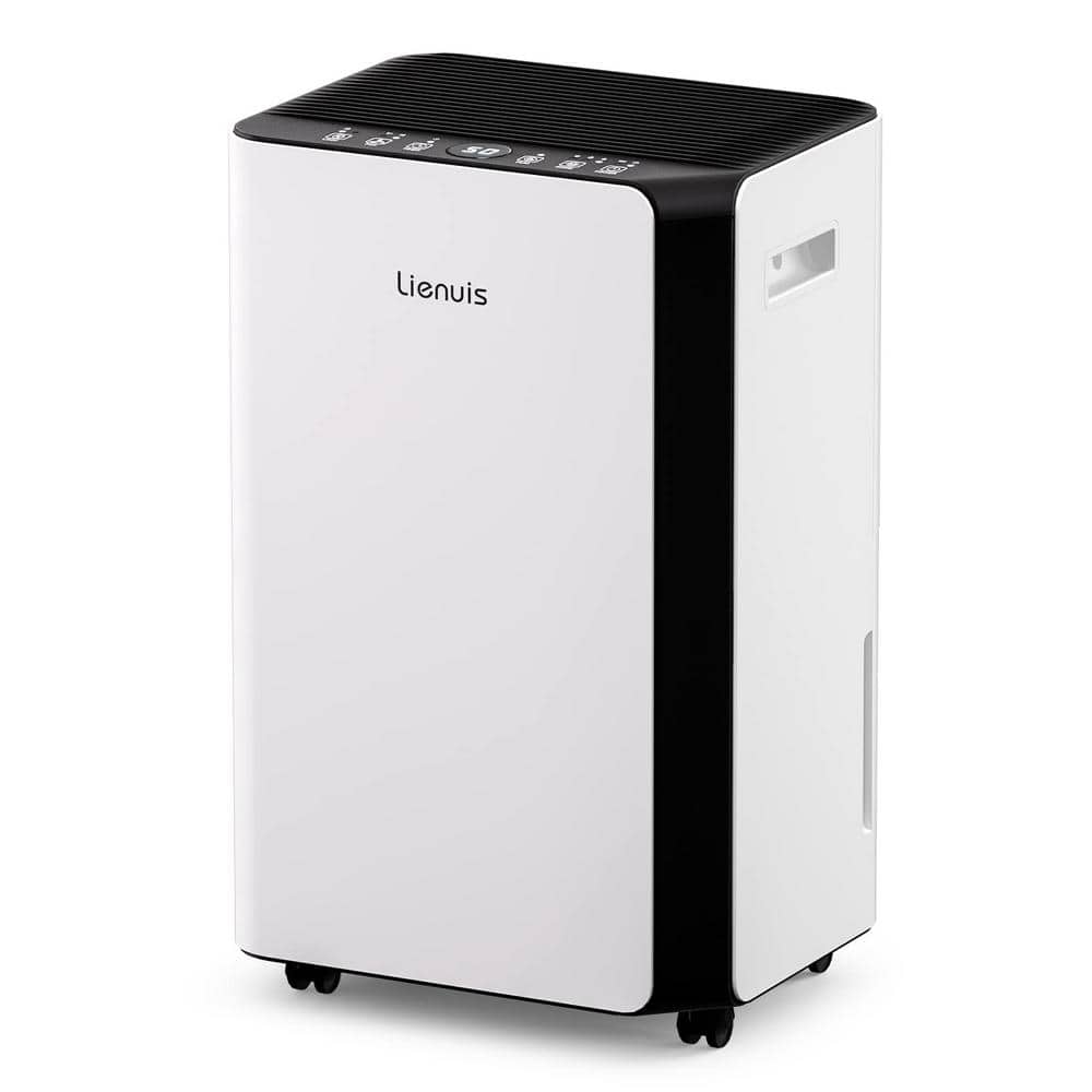 45 pt. 3500 sq. ft Dehumidifiers in White with Drain Hose Intelligent Humid