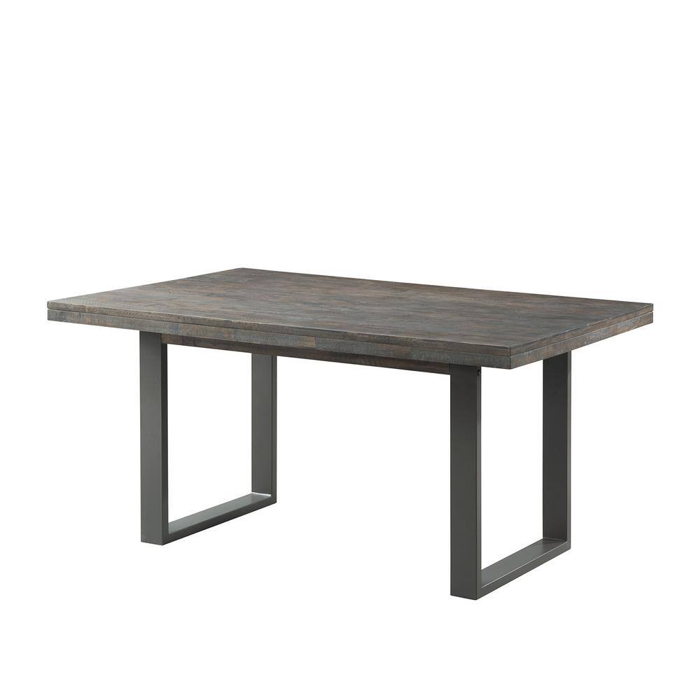 Sullivan 7-Piece Modern Rustic Dining Set with Cream Cushions