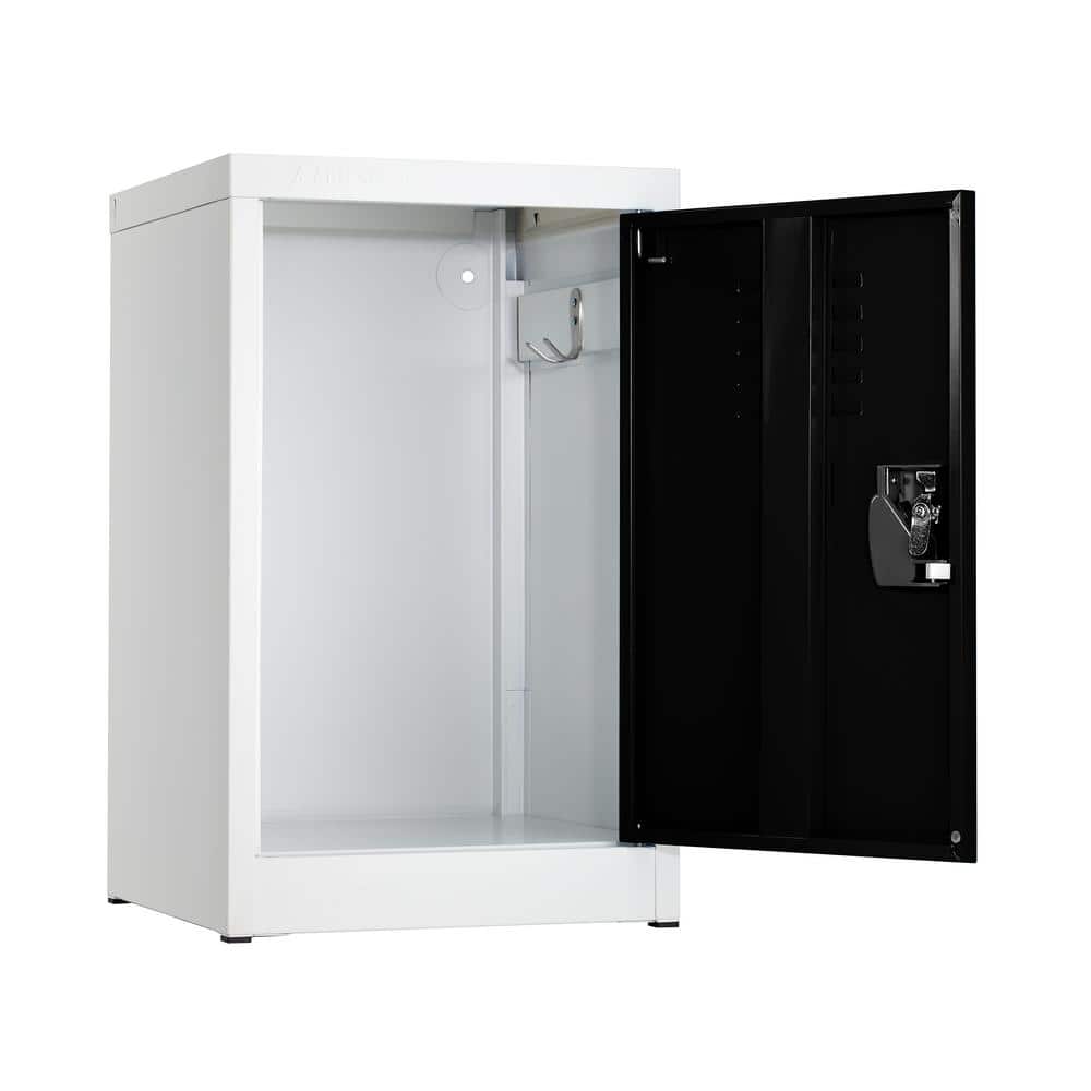 24" Black Steel Single Tier Storage Locker with Digital Lock