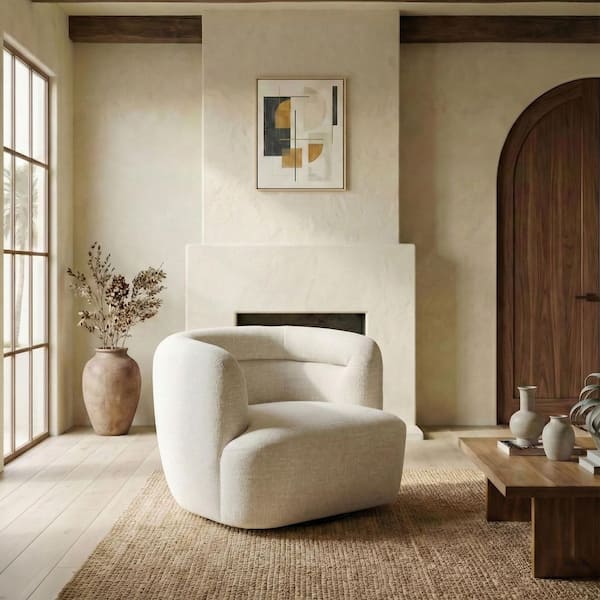 Joangela Taupe Arm Chair