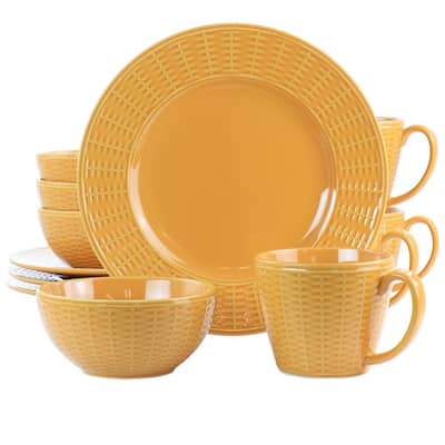 orange dish sets