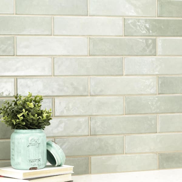 Pistachio III Polished Ceramic Wall Tile