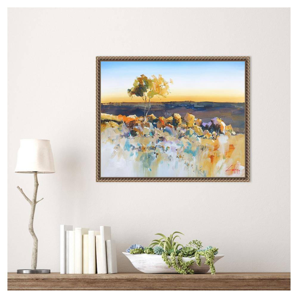 Amanti Art Silverton View Trees by Craig Trewin Penny Canvas Wall Art Print Framed 20 x 16-in.