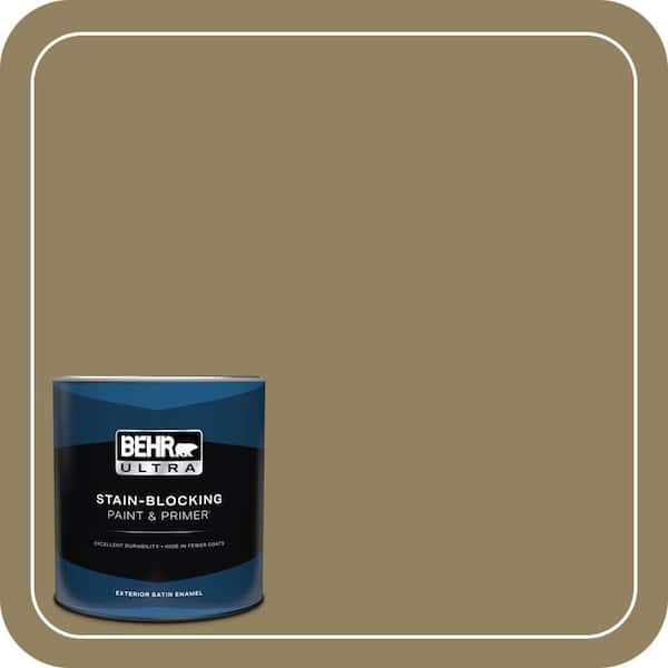 BEHR ULTRA 1 qt. #PPU8-02 Gingko Tree Satin Enamel Exterior Paint & Primer