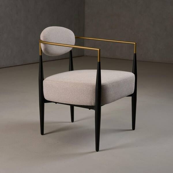 Liberty Beige Fabric Accent Chair