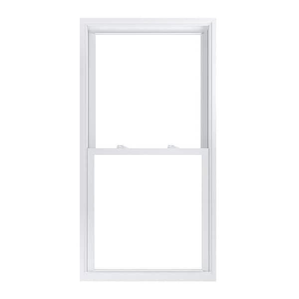 American Craftsman 31.25 in. x 60.25 in. 70 Pro Series White Double Hung Low-E Argon PS Glass Vinyl Replacement Window, Screen Incl