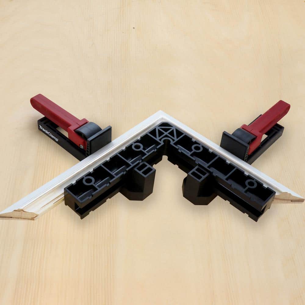 Milescraft 4012 Black and Red Right Angle Corner Clamp Kit