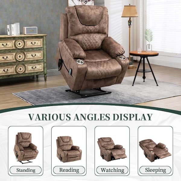 aisword Enhanced Exclusive Oversized Velvet Recliner Chair with
