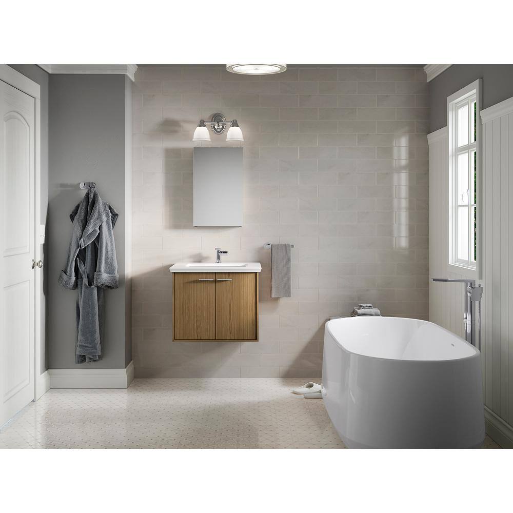 Maxstow 15" x 24" Aluminum Frameless Medicine Cabinet