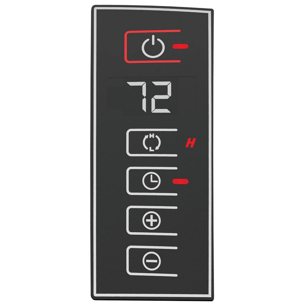 Lasko Black Ceramic Floor-Standing Heater with Thermostat