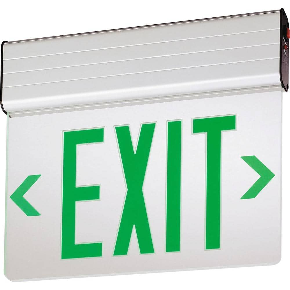 UPC 745974508281 product image for EDG Aluminum LED Green Emergency Exit Sign | upcitemdb.com