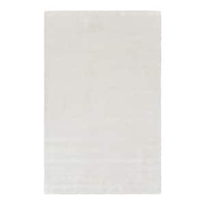 Lodhi Solid Solid Ivory 2 ft. x 8 ft. Hand Loomed Runner Area Rug