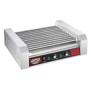 Commercial 1650-Watts 30-Hot Dog 11-Roller Grilling Machine