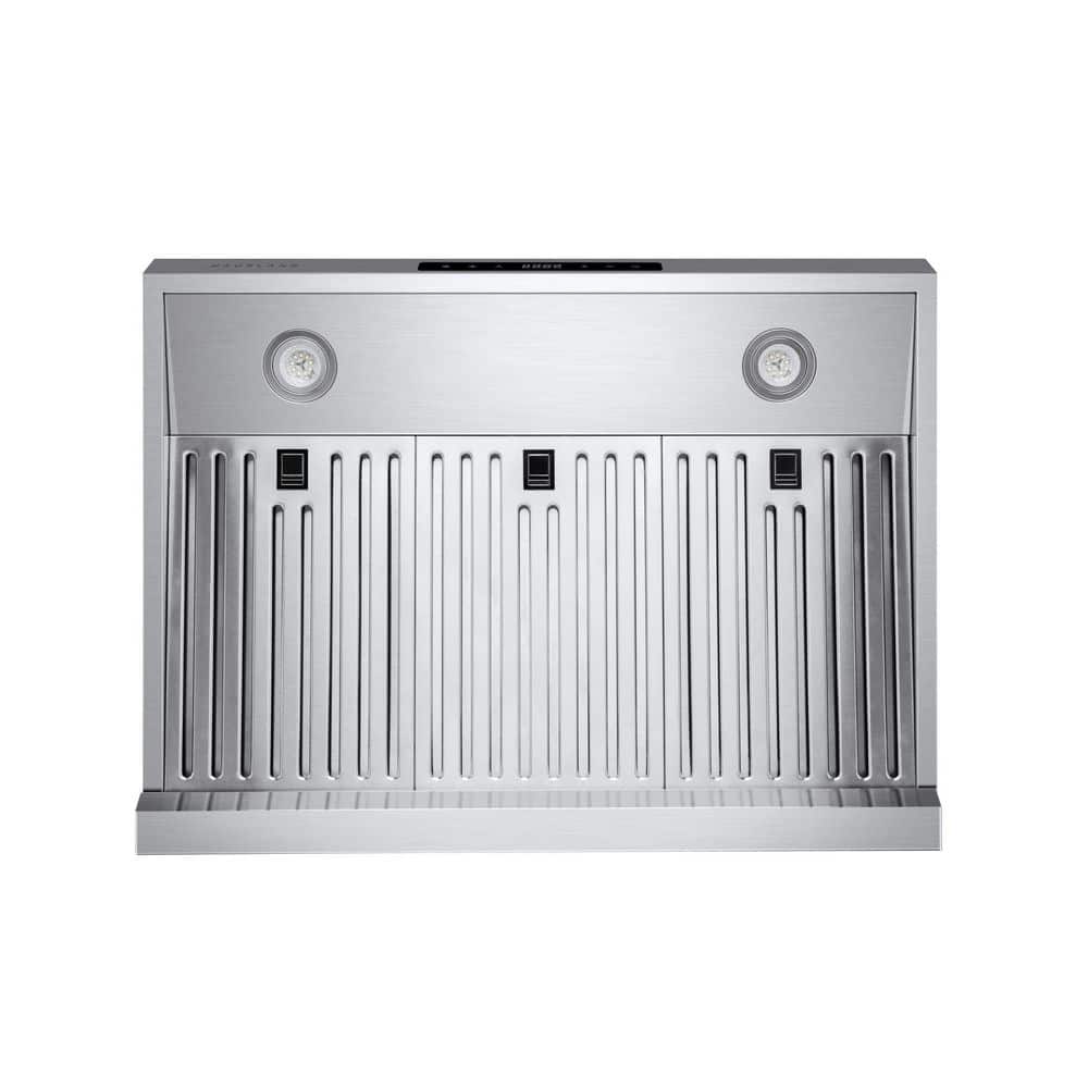 Hauslane 30" Stainless Steel Under Cabinet Range Hood with Baffle Filter