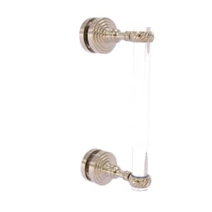 Pacific Grove Collection 8 Inch Single Side Shower Door Pull with Twisted Accents in Antique Pewter