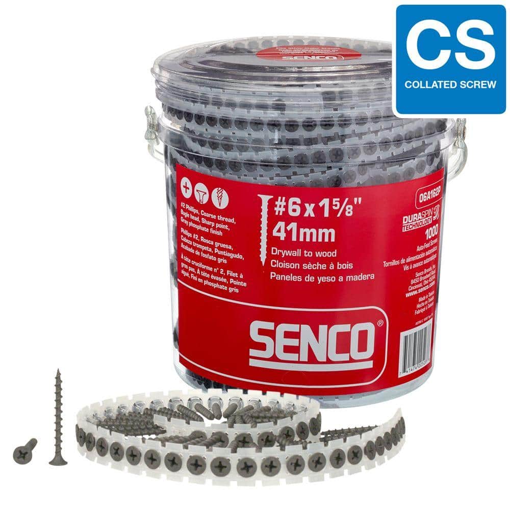 Senco Screw Collated No.6x1-1/4  Senco Fastening Systems 