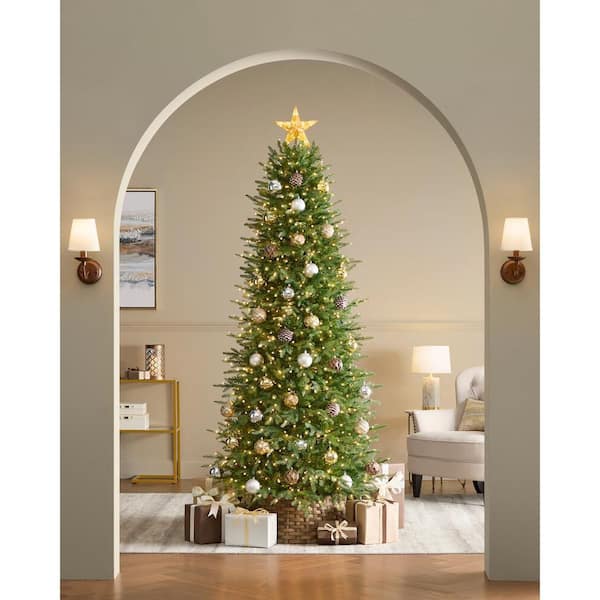 7.5 ft. Grand Duchess Twinkling Balsam Fir Slim LED Pre-Lit Artificial Christmas Tree T25