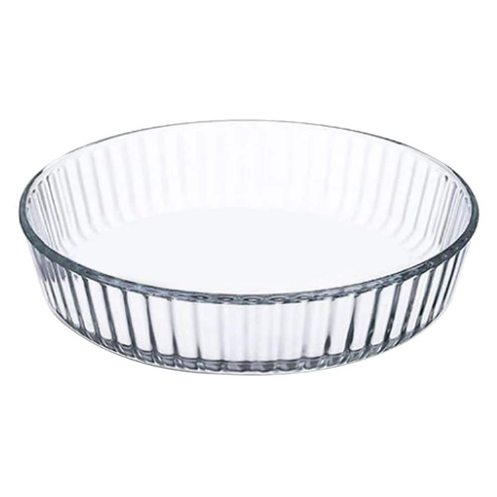 Oven Safe Glass Baking Dish SIMAX 10.25 Inch Glass Bakeware, Deep Round ...