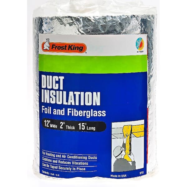Frost King 12 in. x 15 ft. Foil and Fiberglass Duct Insulation