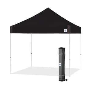 Vantage Series 10 ft. x 10 ft. Black Instant Canopy Pop Up Tent with Roller Bag