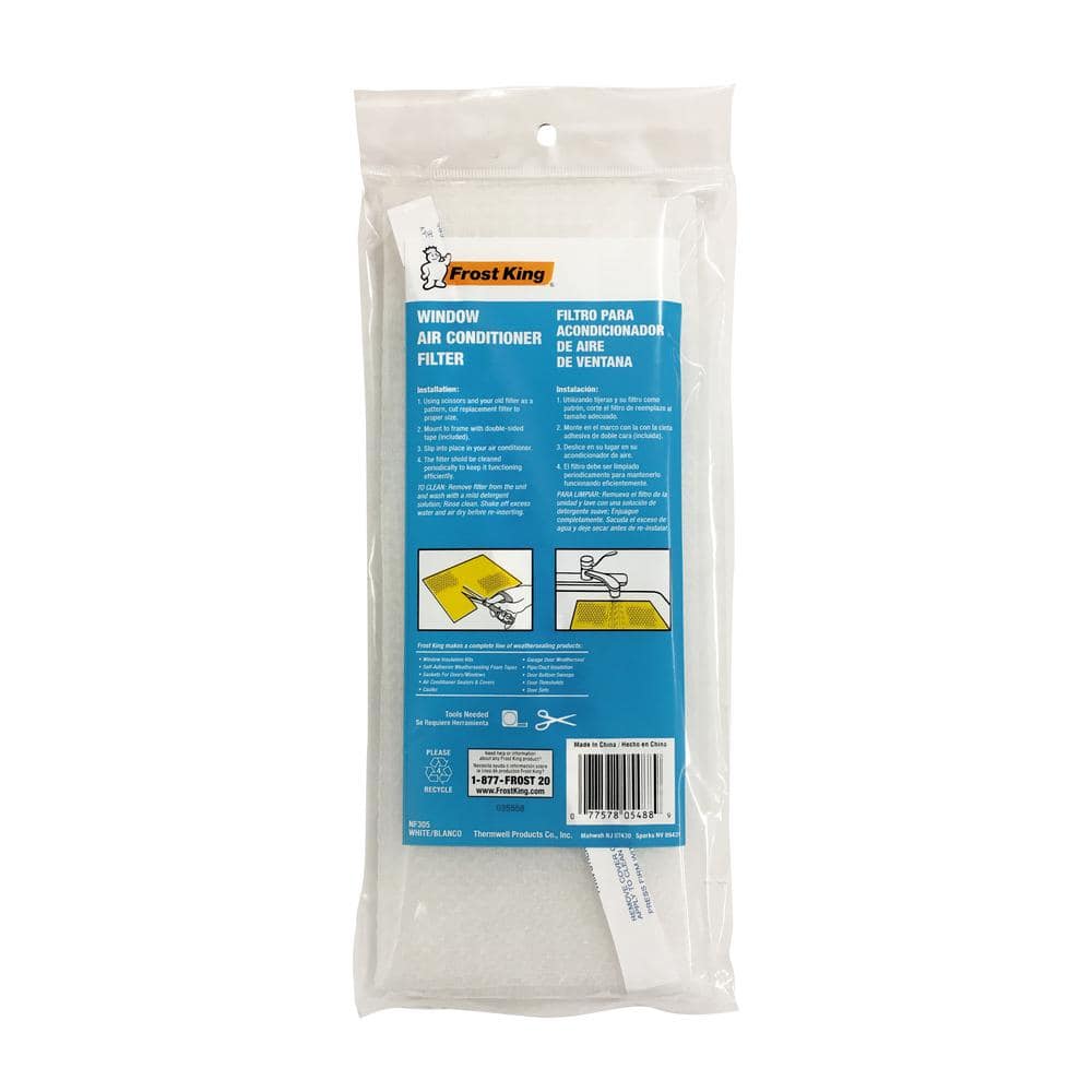 Frost King 24'' x 13.5'' Nylon Window Air Conditioner Filter