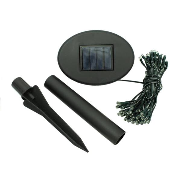 ALEKO 60 LED Red Solar Powered String Lights