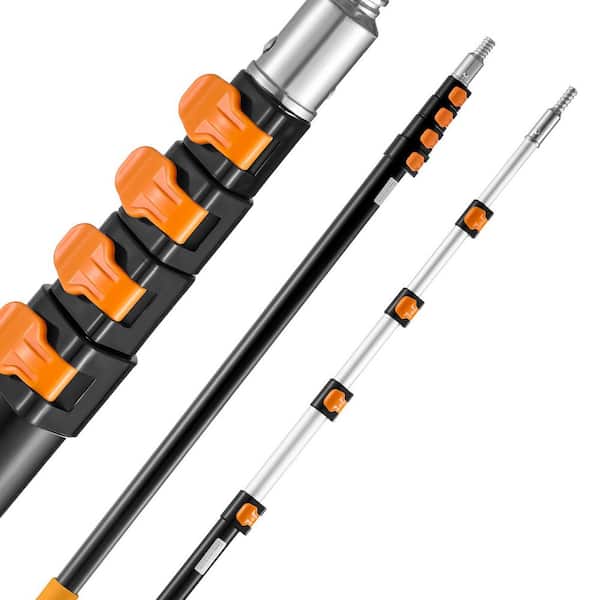 Telescoping Pole, 6 to 24 ft. Pole, Extension Multi-Purpose Pole, Sturdy Aluminum Alloy Paint 2025 Upgrade