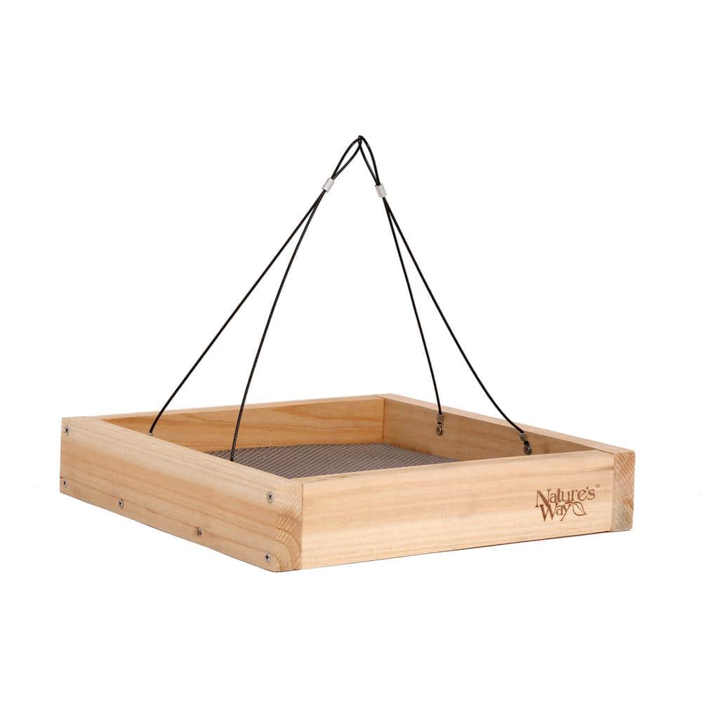 Nature's Way Cedar Platform Hanging Bird Feeder