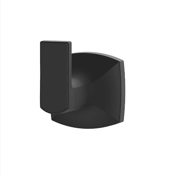 Vaneri J-Hook Robe/Towel Hook in Matte Black