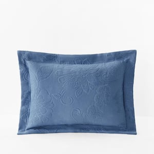 Putnam Matelasse Denim Cotton Decorative Sham