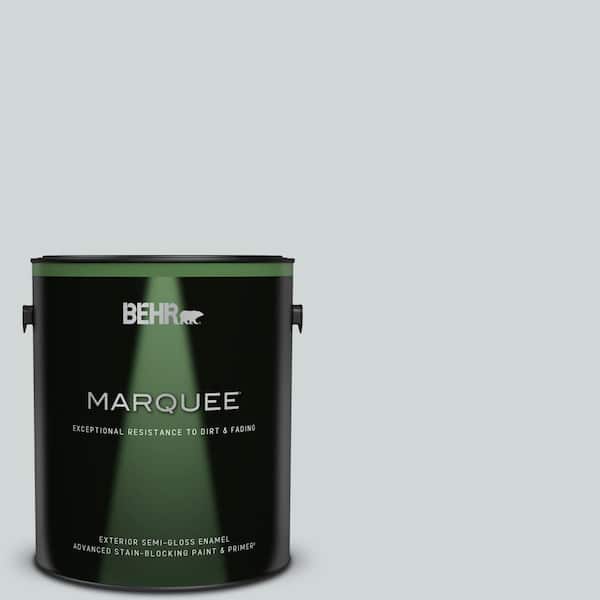 BEHR MARQUEE 1 gal. #750E-2 Twilight Gray Semi-Gloss Enamel Exterior Paint & Primer