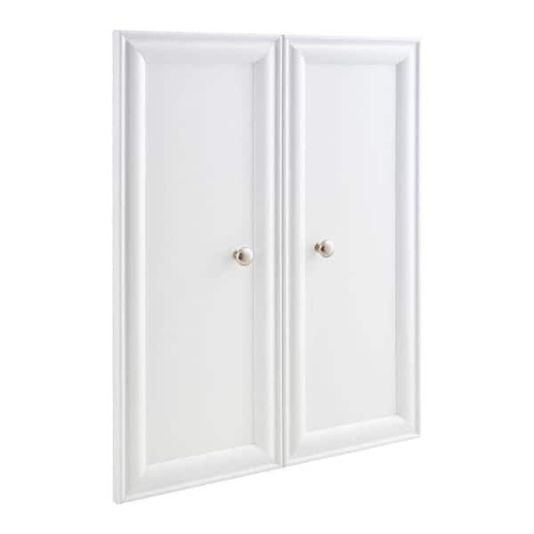ClosetMaid Selectives 29.33 in. H x 23.5 in. W x 0.625 in. D Decorative Panel Doors for Laminate Closet System
