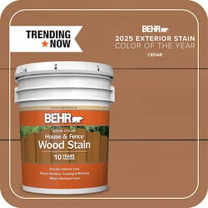 5 gal. #SC-146 Cedar Solid Color House and Fence Exterior Wood Stain
