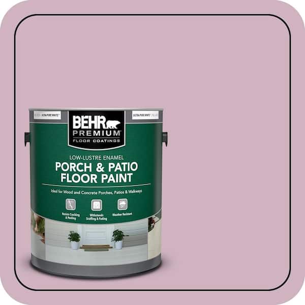1 gal. #S120-3 Candlelight Dinner Low-Lustre Enamel Interior/Exterior Porch and Patio Floor Paint