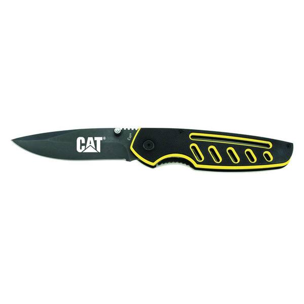 CAT G10 Liner Lock Folding Knife
