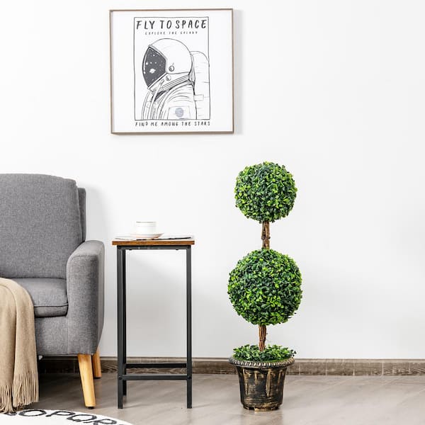 世界有名な Costway 36 '' Artificial Topiary Double Ball Tree leaf 化粧水・ローション・トナー