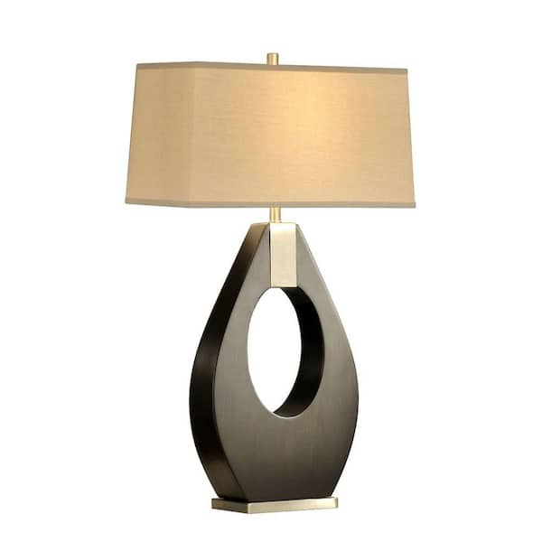Astrulux 30 in. Pecan Table Lamp