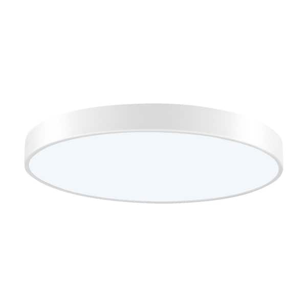 TYCOLIT 12 in. Round LED Flush Mount Light Pantry Laundry Closet Light 2800 Lumens 6000-6500K Cool White