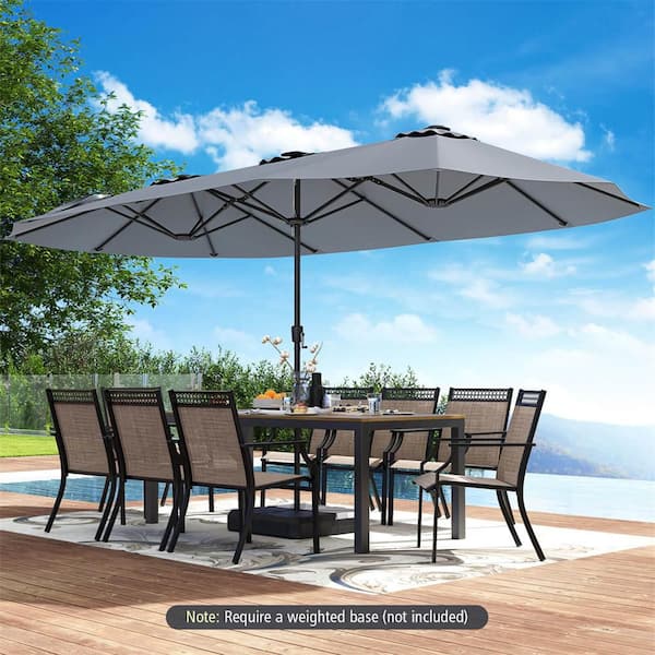 golf club patio umbrellas HOBVO UPF 50+ Umbrella with Adjustable Universal Clamp Portable for Rain, Manual Open & Close, for Beach Chair, Golf Cart, Stroller, Bleacher, (Bavy Blue, 43.3